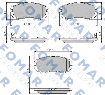 FOMAR Friction FO 932381 - Jarrupala, levyjarru inparts.fi