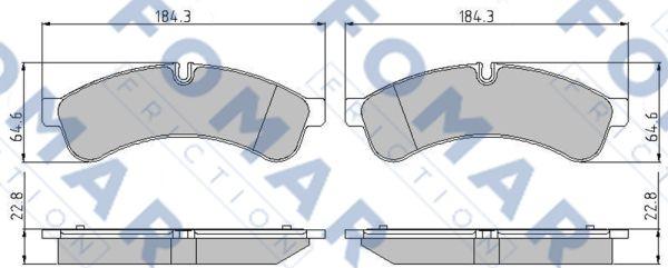 FOMAR Friction FO 929281 - Jarrupala, levyjarru inparts.fi