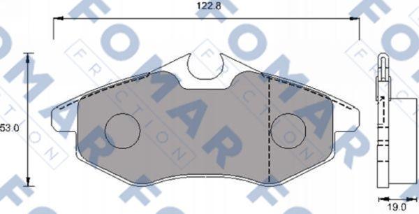 FOMAR Friction FO 924581 - Jarrupala, levyjarru inparts.fi