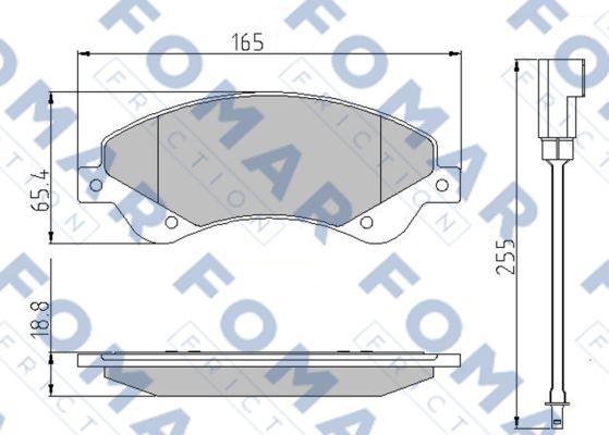 FOMAR Friction FO 925181 - Jarrupala, levyjarru inparts.fi