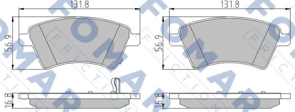 FOMAR Friction FO 926081 - Jarrupala, levyjarru inparts.fi