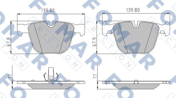 FOMAR Friction FO 920881 - Jarrupala, levyjarru inparts.fi