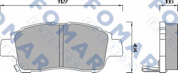 FOMAR Friction FO 920381 - Jarrupala, levyjarru inparts.fi