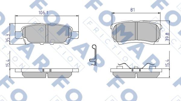 FOMAR Friction FO 921781 - Jarrupala, levyjarru inparts.fi