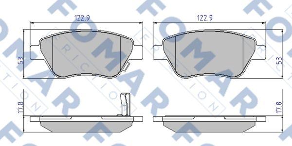 FOMAR Friction FO 928181 - Jarrupala, levyjarru inparts.fi