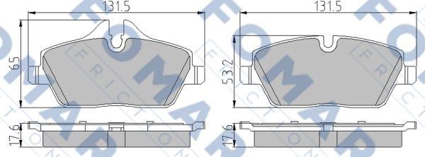 FOMAR Friction FO 928281 - Jarrupala, levyjarru inparts.fi