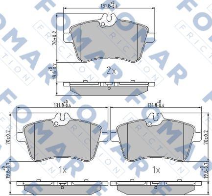 FOMAR Friction FO 922981 - Jarrupala, levyjarru inparts.fi