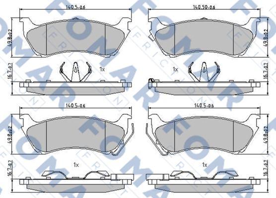 FOMAR Friction FO 922381 - Jarrupala, levyjarru inparts.fi