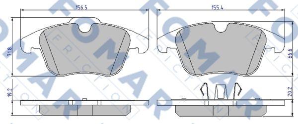 FOMAR Friction FO 927181 - Jarrupala, levyjarru inparts.fi