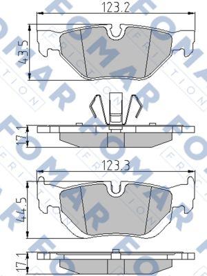 FOMAR Friction FO 927281 - Jarrupala, levyjarru inparts.fi