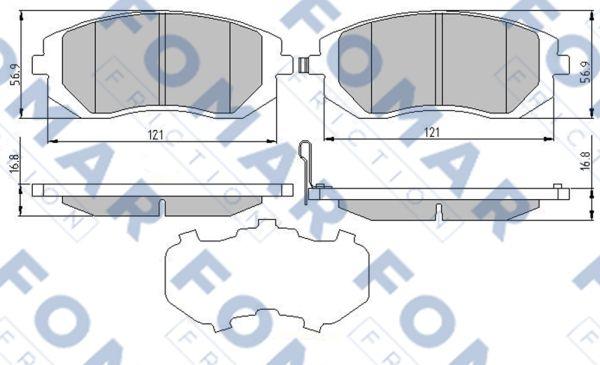 FOMAR Friction FO 973881 - Jarrupala, levyjarru inparts.fi