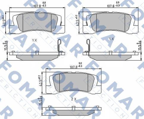 FOMAR Friction FO 496681 - Jarrupala, levyjarru inparts.fi