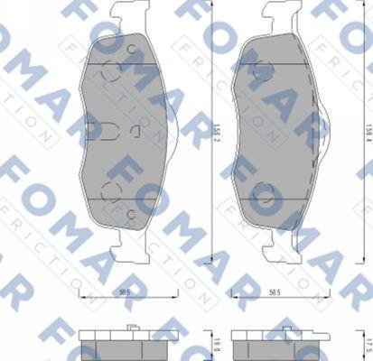 FOMAR Friction FO 491681 - Jarrupala, levyjarru inparts.fi