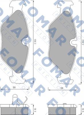 FOMAR Friction FO 449281 - Jarrupala, levyjarru inparts.fi