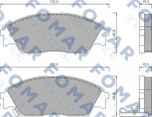 FOMAR Friction FO 444781 - Jarrupala, levyjarru inparts.fi