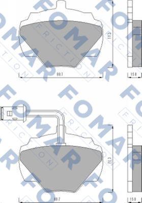 FOMAR Friction FO 446081 - Jarrupala, levyjarru inparts.fi