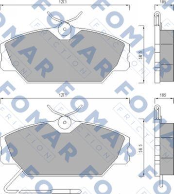 FOMAR Friction FO 447881 - Jarrupala, levyjarru inparts.fi