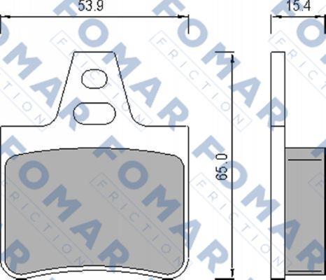 FOMAR Friction FO 450981 - Jarrupala, levyjarru inparts.fi