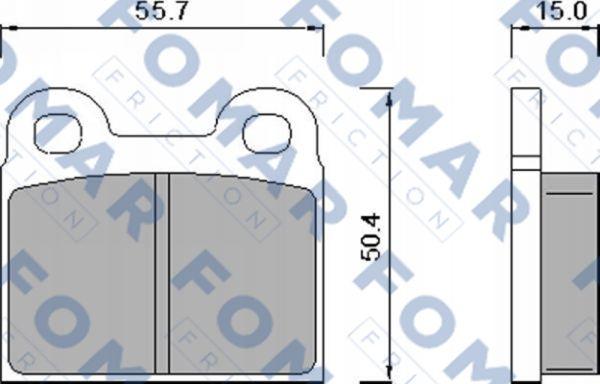 FOMAR Friction FO 450281 - Jarrupala, levyjarru inparts.fi