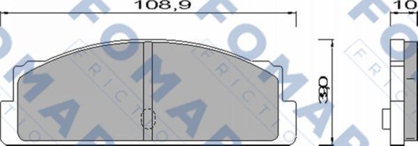 FOMAR Friction FO 451585 - Jarrupala, levyjarru inparts.fi