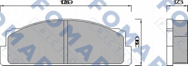 FOMAR Friction FO 452084 - Jarrupala, levyjarru inparts.fi