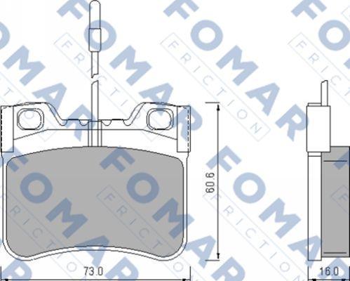 FOMAR Friction FO 469581 - Jarrupala, levyjarru inparts.fi