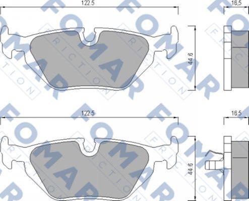 FOMAR Friction FO 469881 - Jarrupala, levyjarru inparts.fi