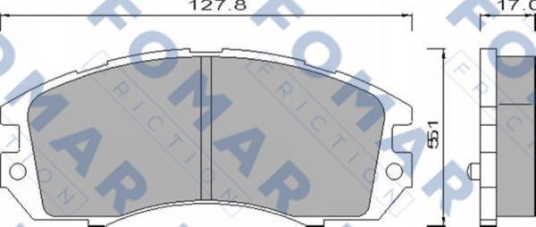 FOMAR Friction FO 464181 - Jarrupala, levyjarru inparts.fi