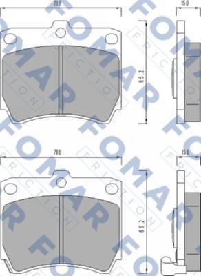 FOMAR Friction FO 466781 - Jarrupala, levyjarru inparts.fi