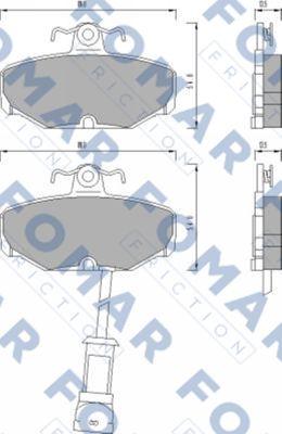 FOMAR Friction FO 468581 - Jarrupala, levyjarru inparts.fi