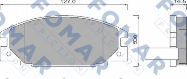 FOMAR Friction FO 486681 - Jarrupala, levyjarru inparts.fi