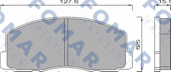 FOMAR Friction FO 439681 - Jarrupala, levyjarru inparts.fi