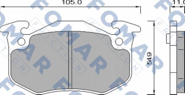 FOMAR Friction FO 435881 - Jarrupala, levyjarru inparts.fi