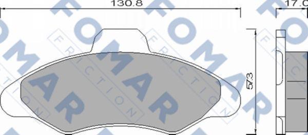 FOMAR Friction FO 432481 - Jarrupala, levyjarru inparts.fi