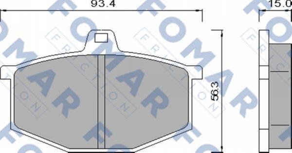 FOMAR Friction FO 424781 - Jarrupala, levyjarru inparts.fi