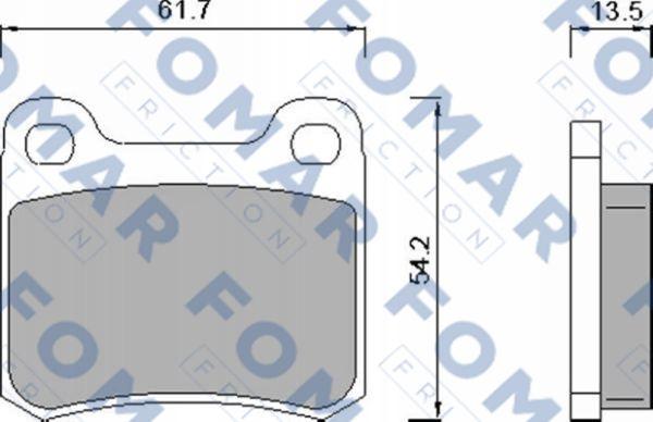 FOMAR Friction FO 421381 - Jarrupala, levyjarru inparts.fi