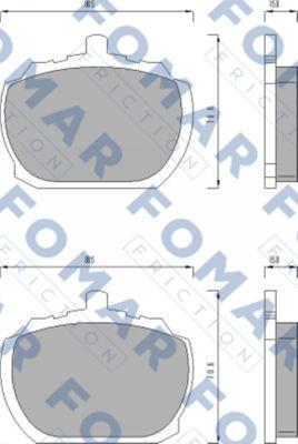 FOMAR Friction FO 423581 - Jarrupala, levyjarru inparts.fi