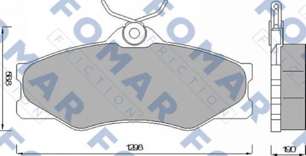 FOMAR Friction FO 427781 - Jarrupala, levyjarru inparts.fi