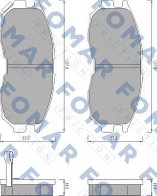 FOMAR Friction FO 479181 - Jarrupala, levyjarru inparts.fi