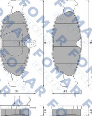 FOMAR Friction FO 470081 - Jarrupala, levyjarru inparts.fi