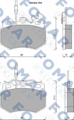 FOMAR Friction FO 470281 - Jarrupala, levyjarru inparts.fi