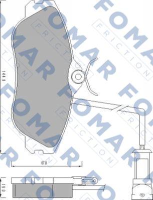 FOMAR Friction FO 471781 - Jarrupala, levyjarru inparts.fi