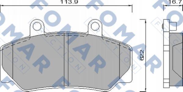 FOMAR Friction FO 473981 - Jarrupala, levyjarru inparts.fi