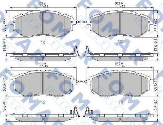 FOMAR Friction FO 699581 - Jarrupala, levyjarru inparts.fi