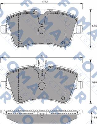 FOMAR Friction FO 690581 - Jarrupala, levyjarru inparts.fi