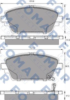 FOMAR Friction FO 690081 - Jarrupala, levyjarru inparts.fi