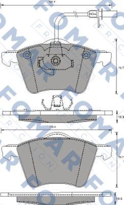 FOMAR Friction FO 691281 - Jarrupala, levyjarru inparts.fi