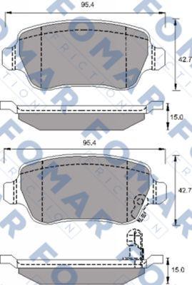 FOMAR Friction FO 691781 - Jarrupala, levyjarru inparts.fi