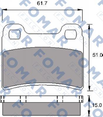 FOMAR Friction FO 692481 - Jarrupala, levyjarru inparts.fi