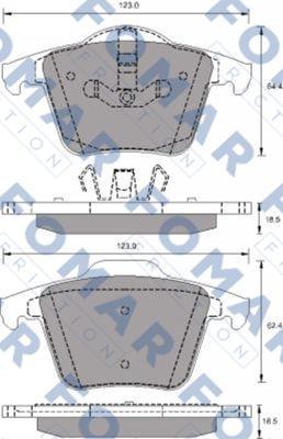 FOMAR Friction FO 692181 - Jarrupala, levyjarru inparts.fi